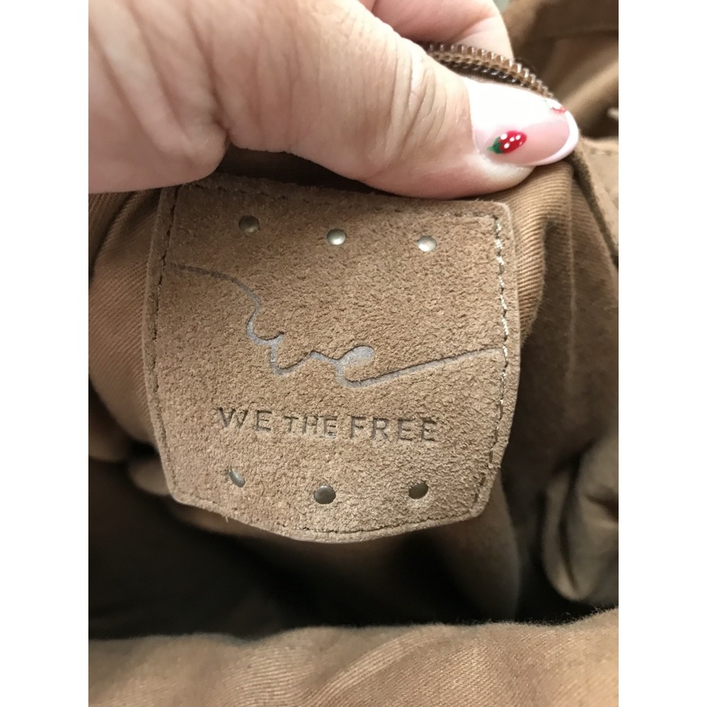 Free People We The Free Honor Hobo Bag cow Leather Saddle Brown - Picture 5 of 9